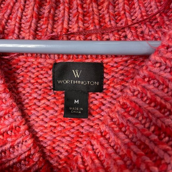 Worthington Womens Short Sleeve Sweater Size Medium - Metallic accents - Picture 12 of 12